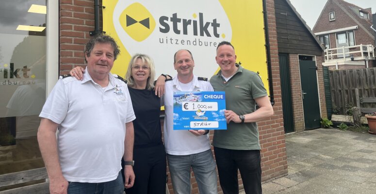 Strikt doneert € 1.000 aan Stichting Hoogvliegers